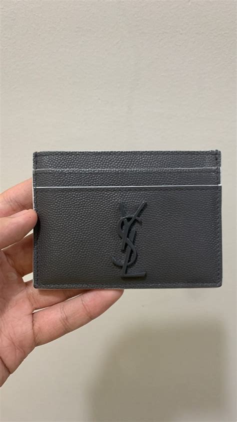 card holder ysl price|ysl card holder used.